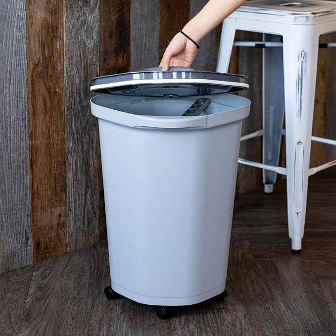 IRIS USA Pet Food Storage Container 25 lbs, Premium 60% Improved Airtight Seal - Image 4