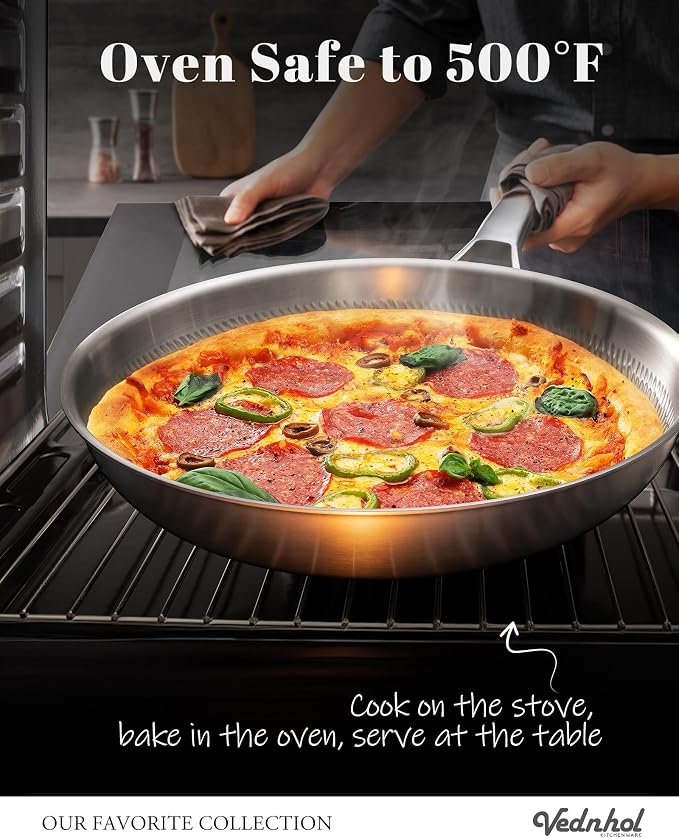 Titanium Pan, 12 Inch Pure Titanium Hammered Pro frying pan - Image 7