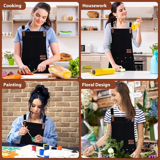Apron for Men Women, Chef Apron - Image 7