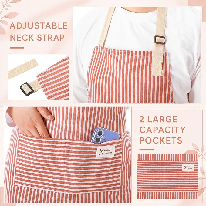 Janmercy 24 Pcs Aprons for Women Men - Image 5