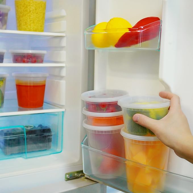 TashiBox 48 Sets 32 oz Plastic Deli Containers - Image 6