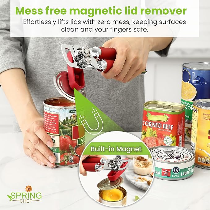 Spring Chef Stainless Steel Can Opener - Image 6