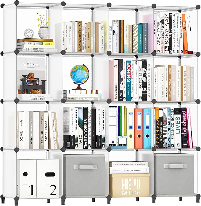 HOMIDEC Closet Organizers and Storage, 16 Cube Storage Organizer, Closet - Image 8