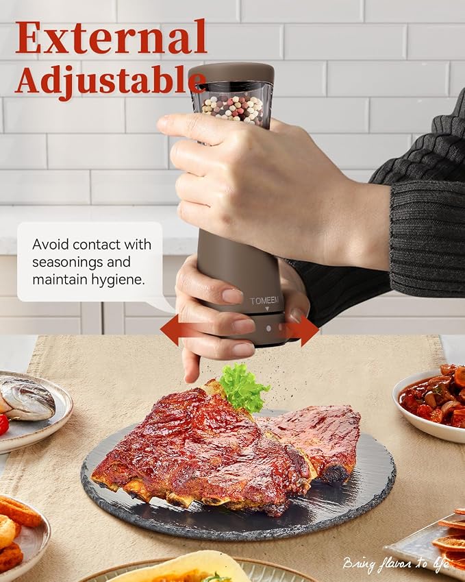 Electric Salt and Pepper Grinder Set - Image 6