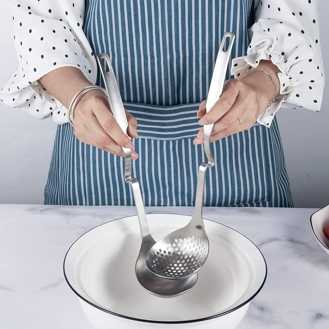IMEEA Hot Pot Ladle Set Slotted Spoons - Image 5