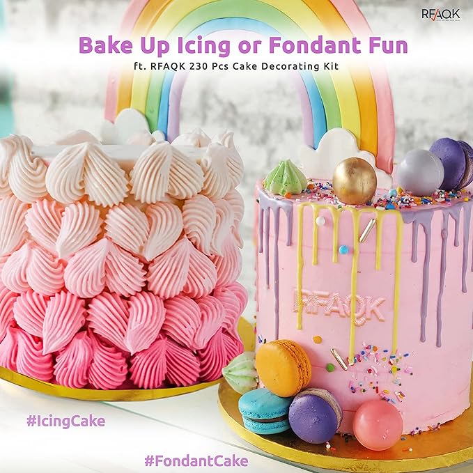 RFAQK 230PCs Cake Decorating Supplies Kit, Cake Decorating Set - Image 3