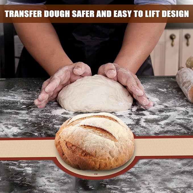 Silicone Bread Sling for Dutch Oven, Non-Stick & Easy to Clean Bread Baking Mat - Image 6