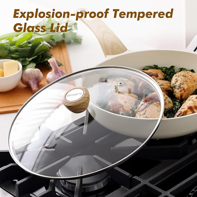 SENSARTE Ceramic Nonstick Frying Pan Skillet - Image 5