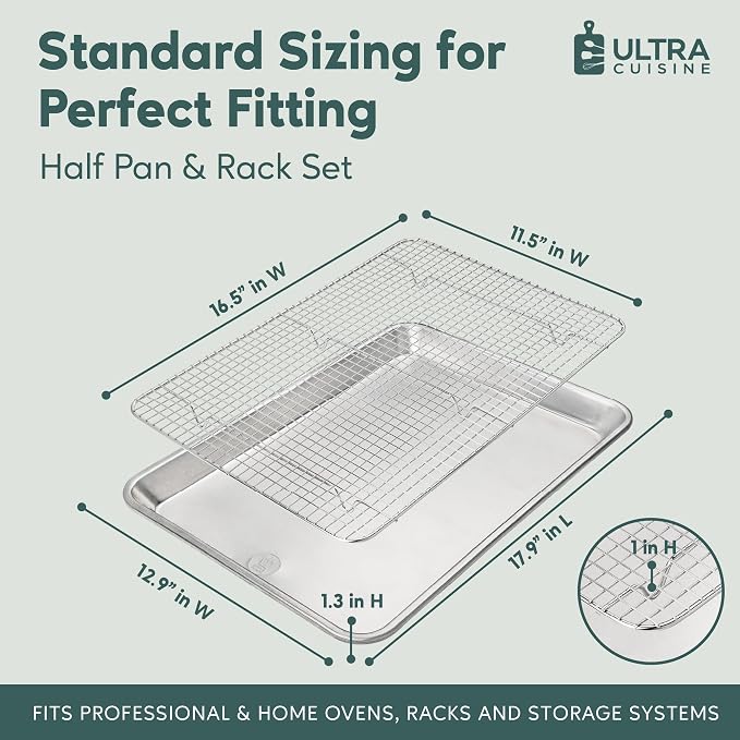 Ultra Cuisine Aluminum Baking Sheet - Image 2