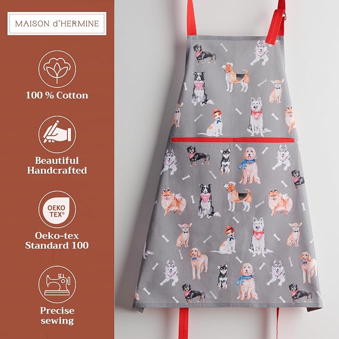 Maison d' Hermine 100% Cotton Apron - Image 2