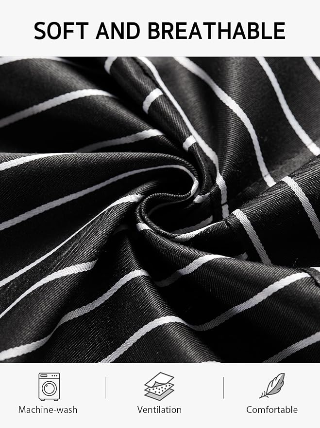 Syntus Apron for Men Women, Adjustable Cooking Kitchen Chef Aprons - Image 3