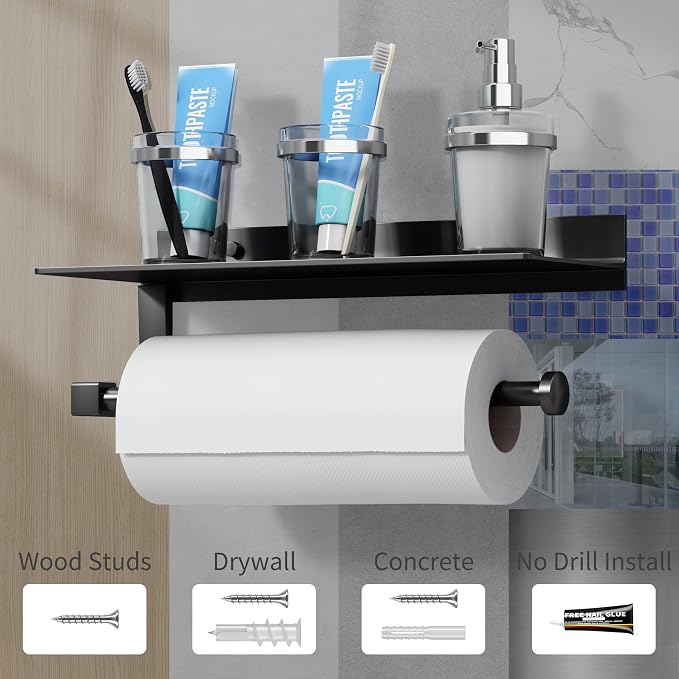 Danpoo Wall Mount Paper Towel Holder - Image 7