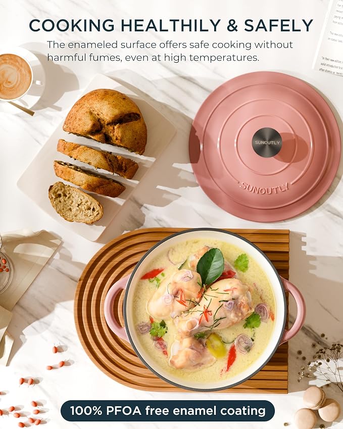 Enameled Cast Iron Dutch Oven - Image 2