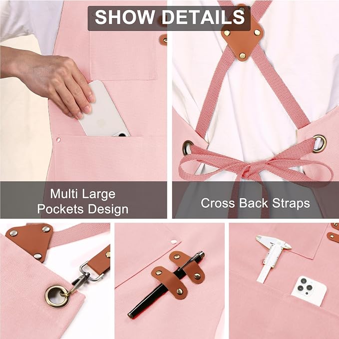 ZOMAO Chef Apron for Women Men - Image 6