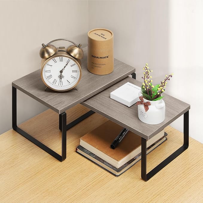 NEX Kitchen Cabinet and Counter Shelf Organizer, Shelf Riser - Image 8