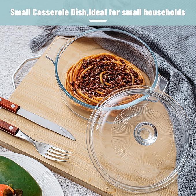 Maxcheck 2 Pieces Glass Casserole Dish - Image 4
