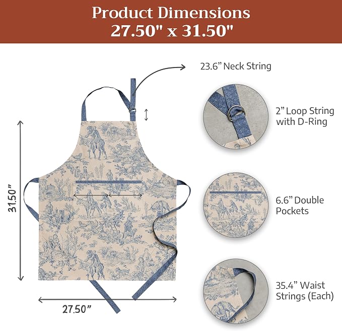 Maison d' Hermine 100% Cotton Apron - Image 7