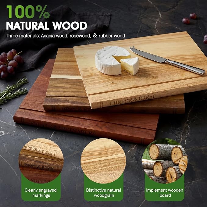 NEDVI Book Cutting Board Set - Image 4