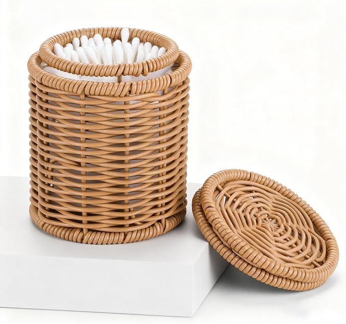Canister, Cotton Swab Holder - Image 5