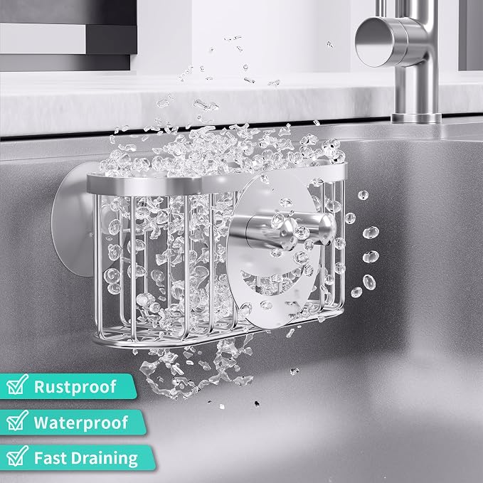 HapiRm Sink Caddy Sponge Holder - Image 4