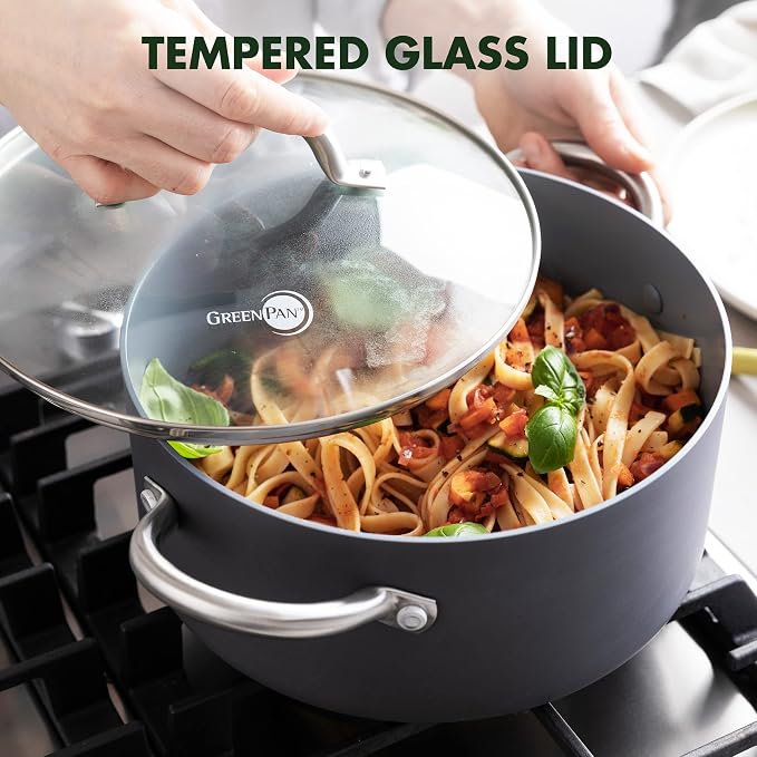 GreenPan Lima Hard Anodized 5QT Stock Pot - Image 4