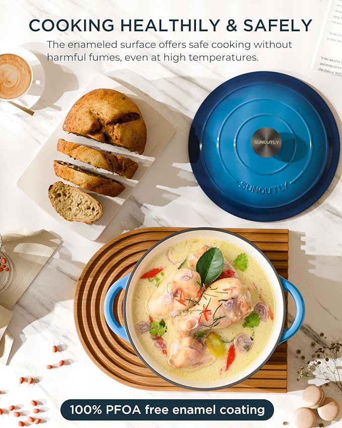 Enameled Cast Iron Dutch Oven - Image 2
