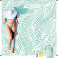 HIHOHO Beach Blanket Waterproof Sandproof Extra Large Beach Mat 79" X by HIHOHO