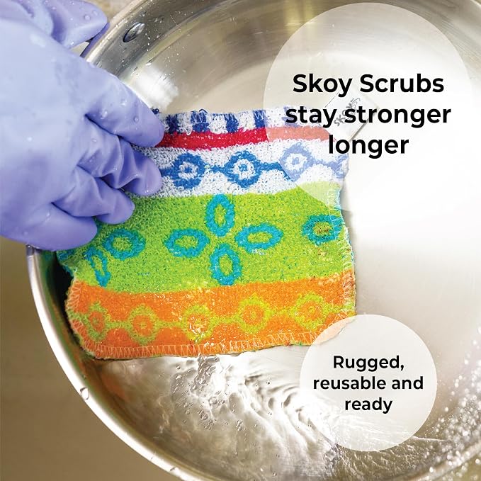 Skoy Scrub, Non-Scratching Dish Scrubber - Image 2