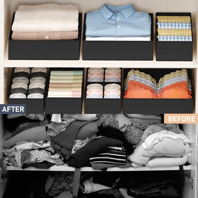 DIMJ Drawer Organizer Clothes - Image 7