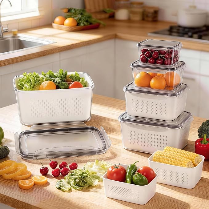 HOMETALL 5 Pack Fruit Storage Containers - Image 5