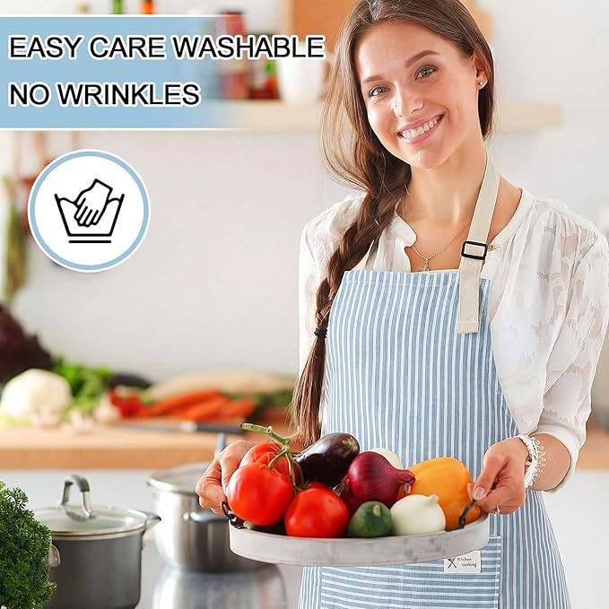 Janmercy 24 Pcs Aprons for Women Men - Image 3