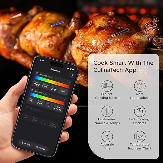 750ft Wireless Meat Thermometer Long Range - Image 5