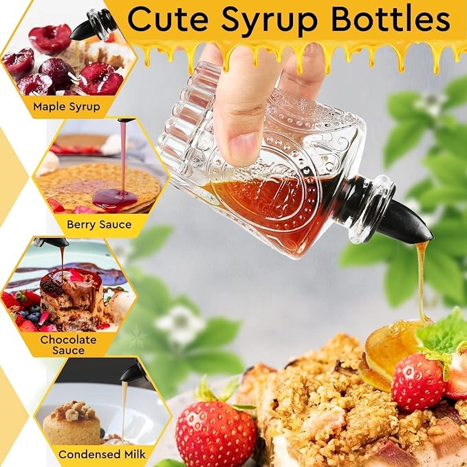 Syrup Bottle Set of 3 - Image 4