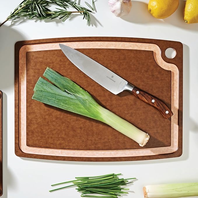 Epicurean Gourmet Series Cutting Board, 17.5-Inch by 13-Inch, Nutmeg/Natural - Image 2