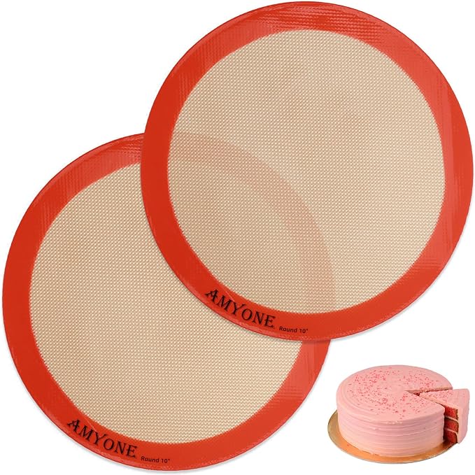 AMYONE Round Silicone Baking Mats by AMYONE