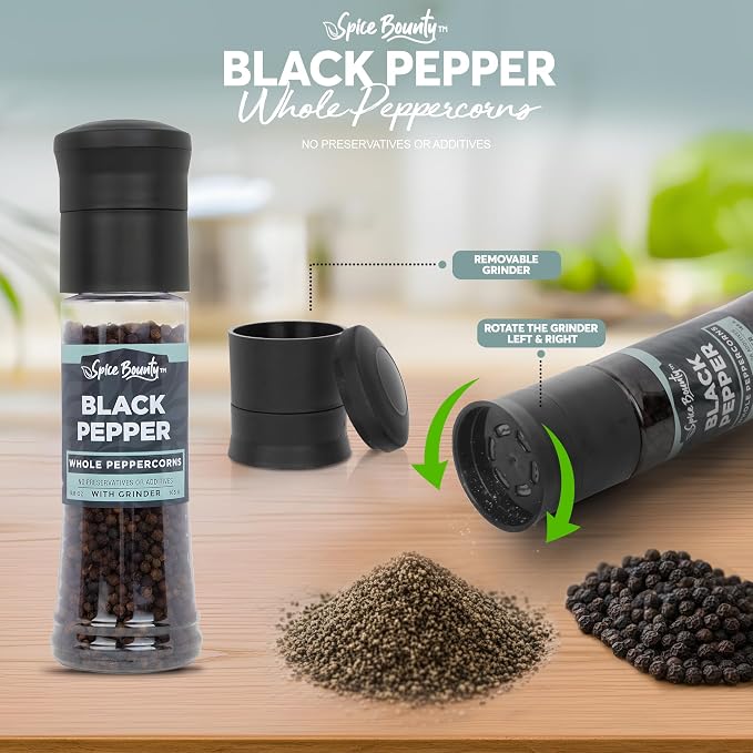 Spice Bounty - Whole Black Peppercorns - Image 2