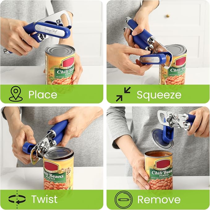 Spring Chef Stainless Steel Can Opener - Image 8