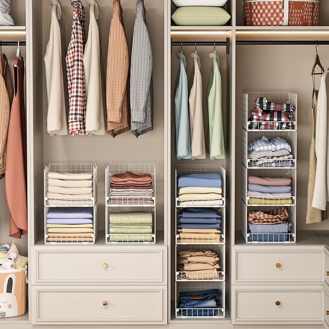 Yociyoga Stackable Closet Organizers and Storage - Image 9