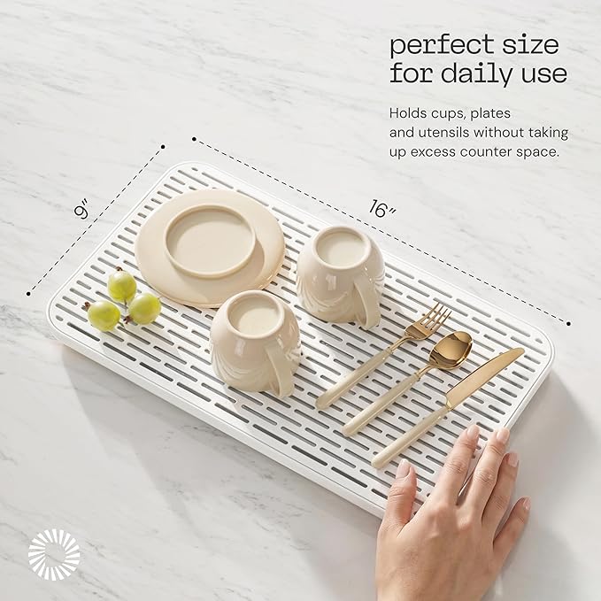 Deepstone 3-Layer Stone Dish Drying Mat - Image 2