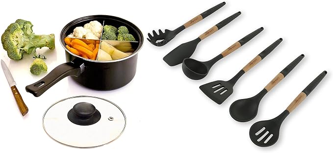 Silicone Cooking Utensils Set 6 Piece – Heat Resistant up to 480°F, BPA Free & - Image 9