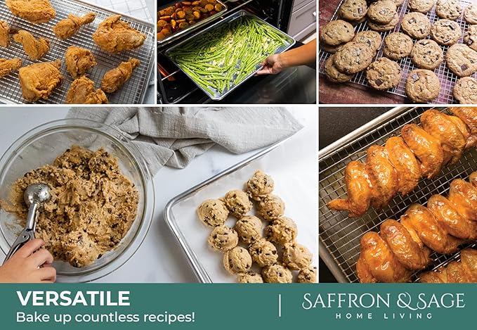 Commercial Quality Cookie Sheet and Rack - Image 2