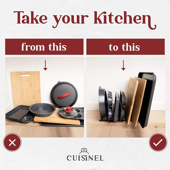 Cuisinel Lid and Dish Organizer Rack - Image 3