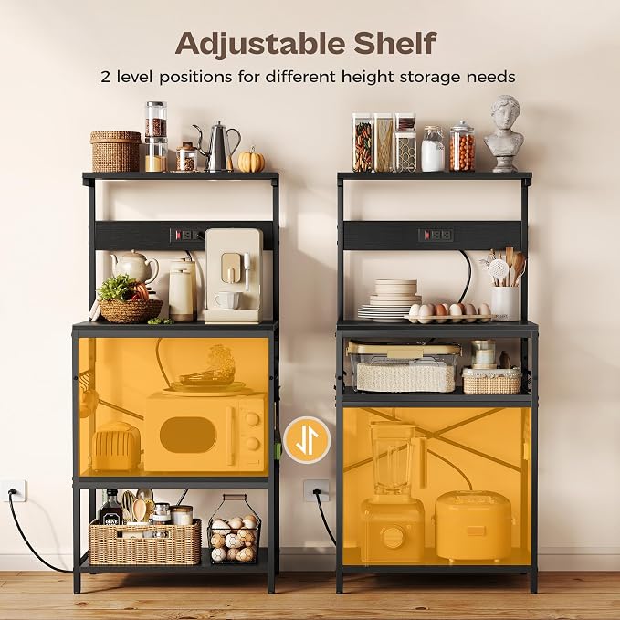 SUPERJARE Kitchen Bakers Rack - Image 4