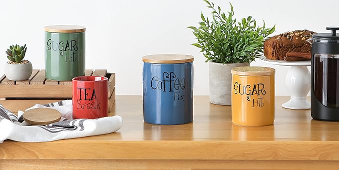 DII Kitchen Accessories Retro Collection, Canister Set, 3 Piece - Image 6