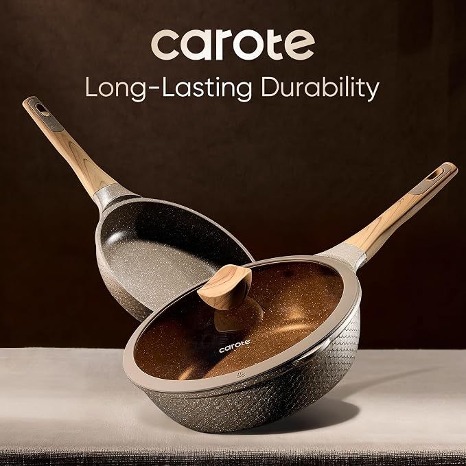 CAROTE 26PCS Pots and Pans Set Non Stick, Cookware Set Pots and Pans Induction - Image 6