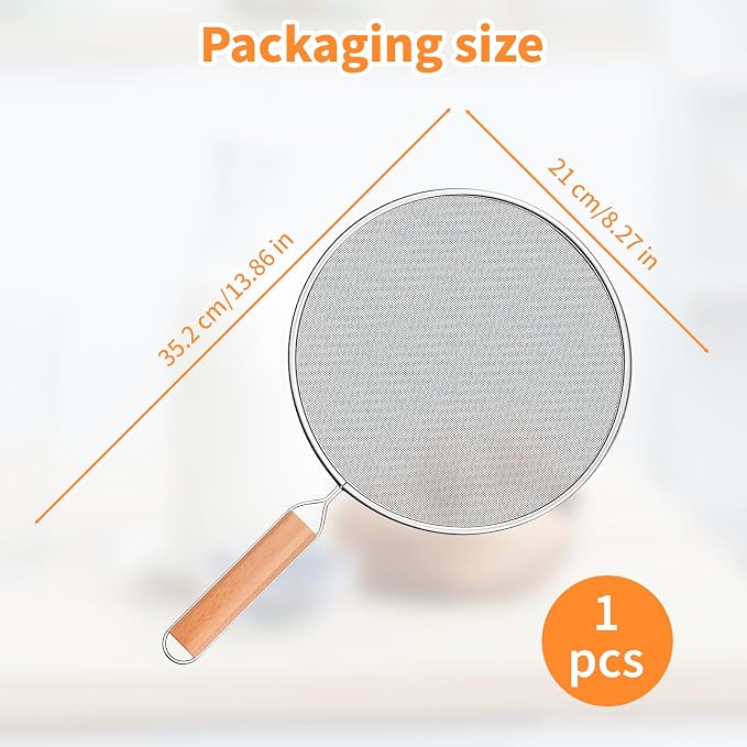 Grease Splatter Screen for Frying Pan - Image 2