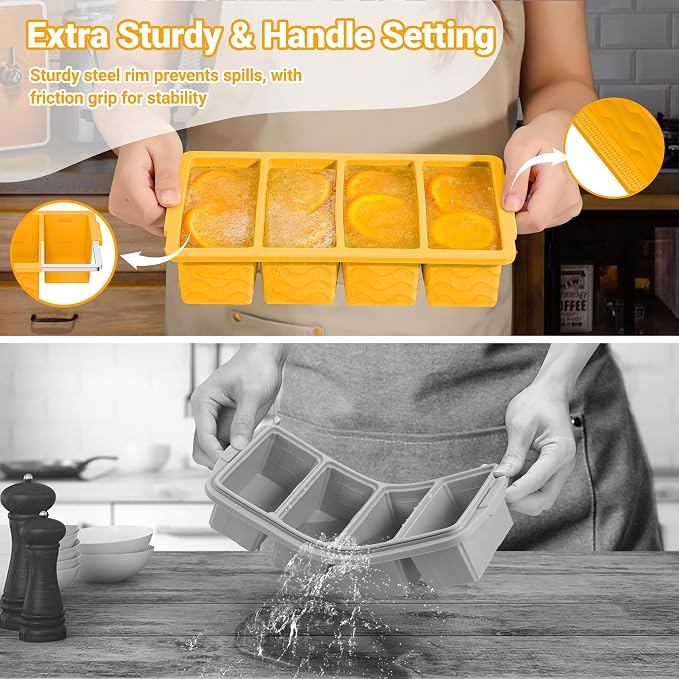 Doasuwish Silicone Freezer Tray - Image 4