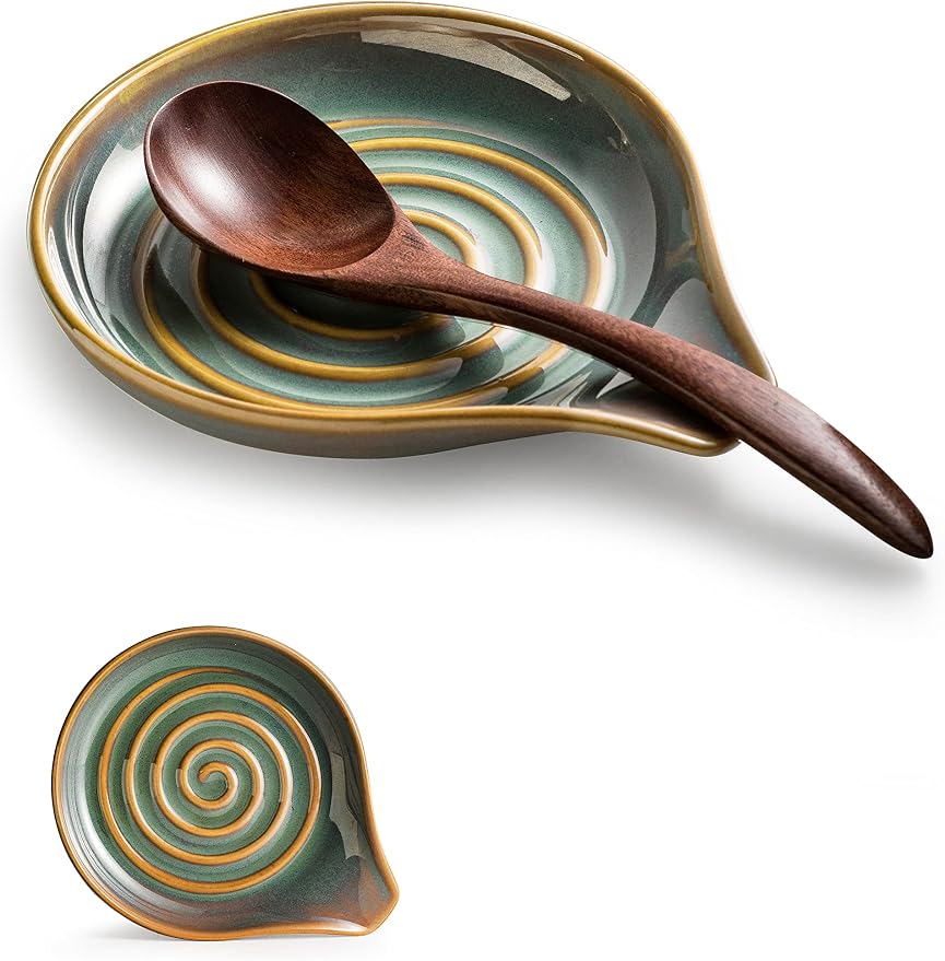 Spoon Rest for Stove Top, Countertop Spoon Holder by Cormomu