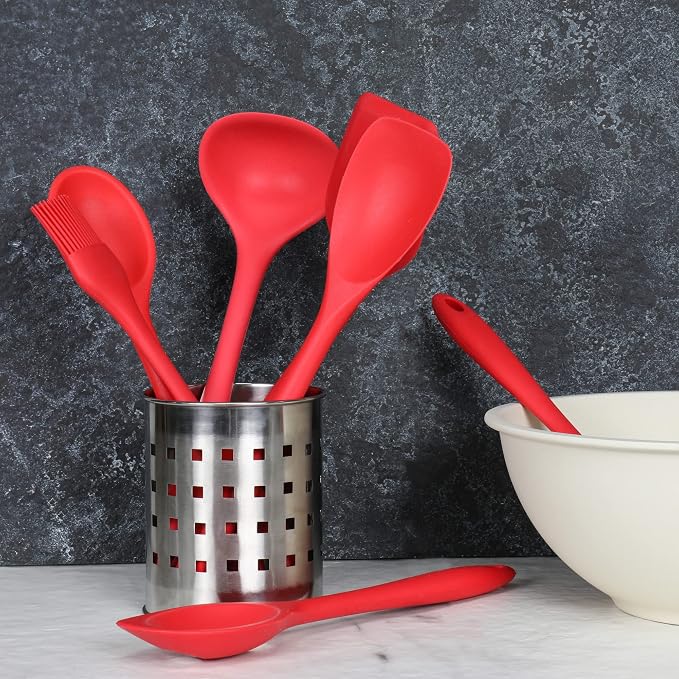 Chef Craft Premium Silicone Cooking Ladle, 11.25 inch - Image 7