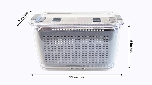 Kitchen Spaces Colander Stackable Food Storage Bin - Image 9